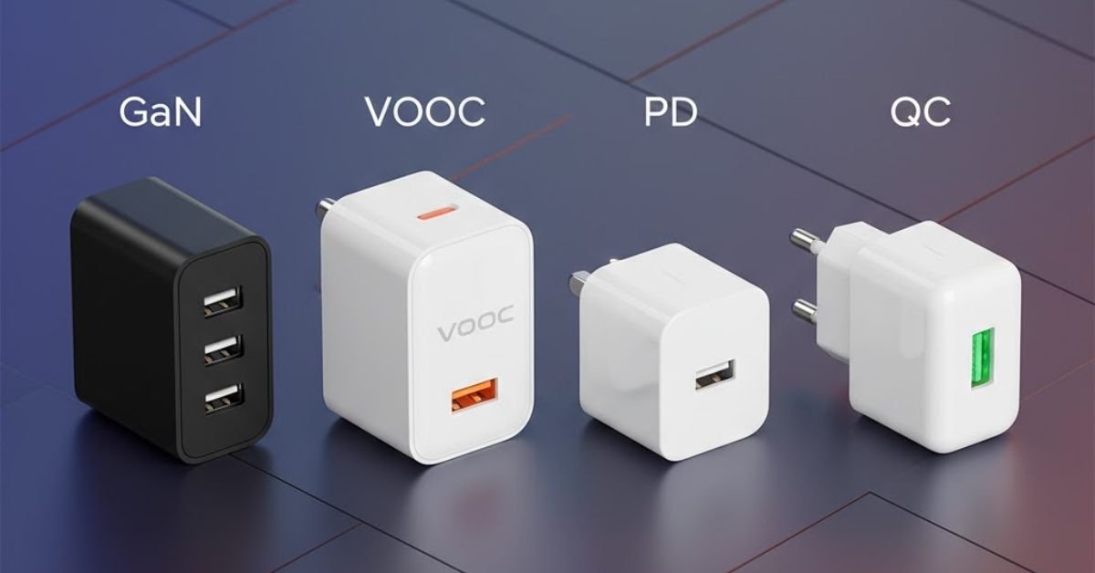 GaN, VOOC, PD & QC Chargers