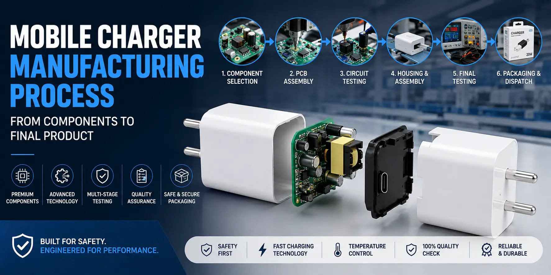 Mobile Charger Manufacturing